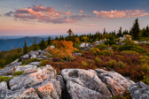 04A-47  LAST LIGHT AT THE RIM, DOLLY SODS WILDERNESS, WV  © KENT MASON
