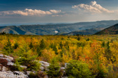 04G-01 SENECA ROCKS FROM THE EASTERN CONTINENTAL DIVIDE, WV  © KENT MASON