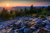 04H-27 SETTING SUN AT SPRUCE KNOB, WV  © KENT MASON