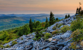 04H-06  VIEW ALONG THE CREST OF SPRUCE KNOB, WV  © KENT MASON