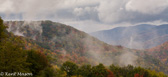 09-34 WV HIGHLAND PANORAMA OF MIST LIFTING OUT OF THE DRY FORK VALLEY,  © KENT MASON